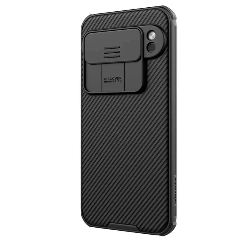 Nillkin CamShield Pro Custodia Per Google Pixel 7a Con Copriobiettivo - Nero