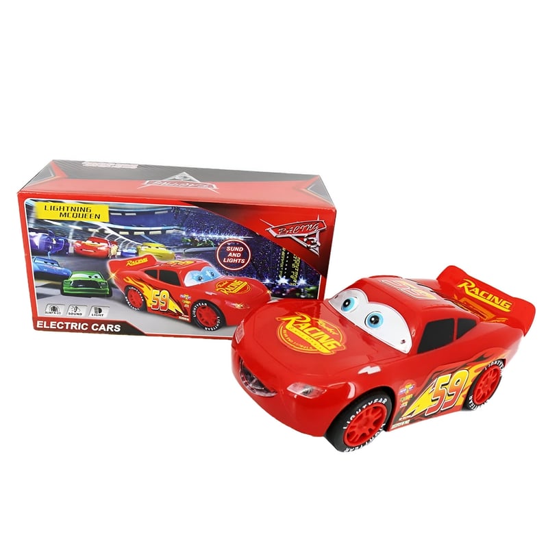Carro Rayo Mcqueen Cars Luces Sonido Movimiento Baterias GENERICO falabella