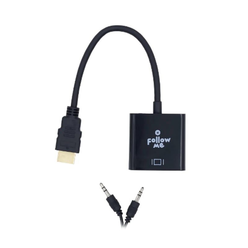 Convertidor HDMI a VGA Cable Auxiliar 3 5 mm GENERICO falabella
