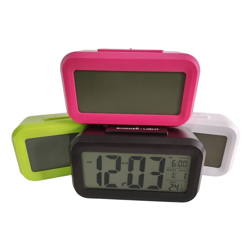 Reloj Despertador Digital Inteligente Temperatura Alarma Led GENERICO falabella