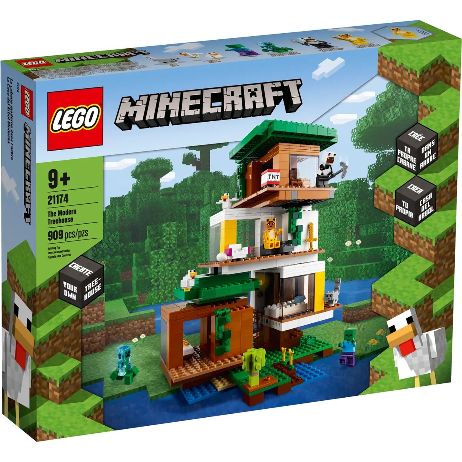 Lego Minecraft 21174 La Casa Del Arbol Moderna LEGO falabella