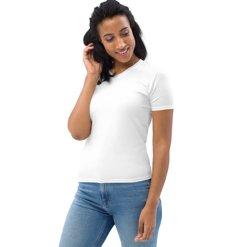 Camiseta blanca basica mujer hot sale