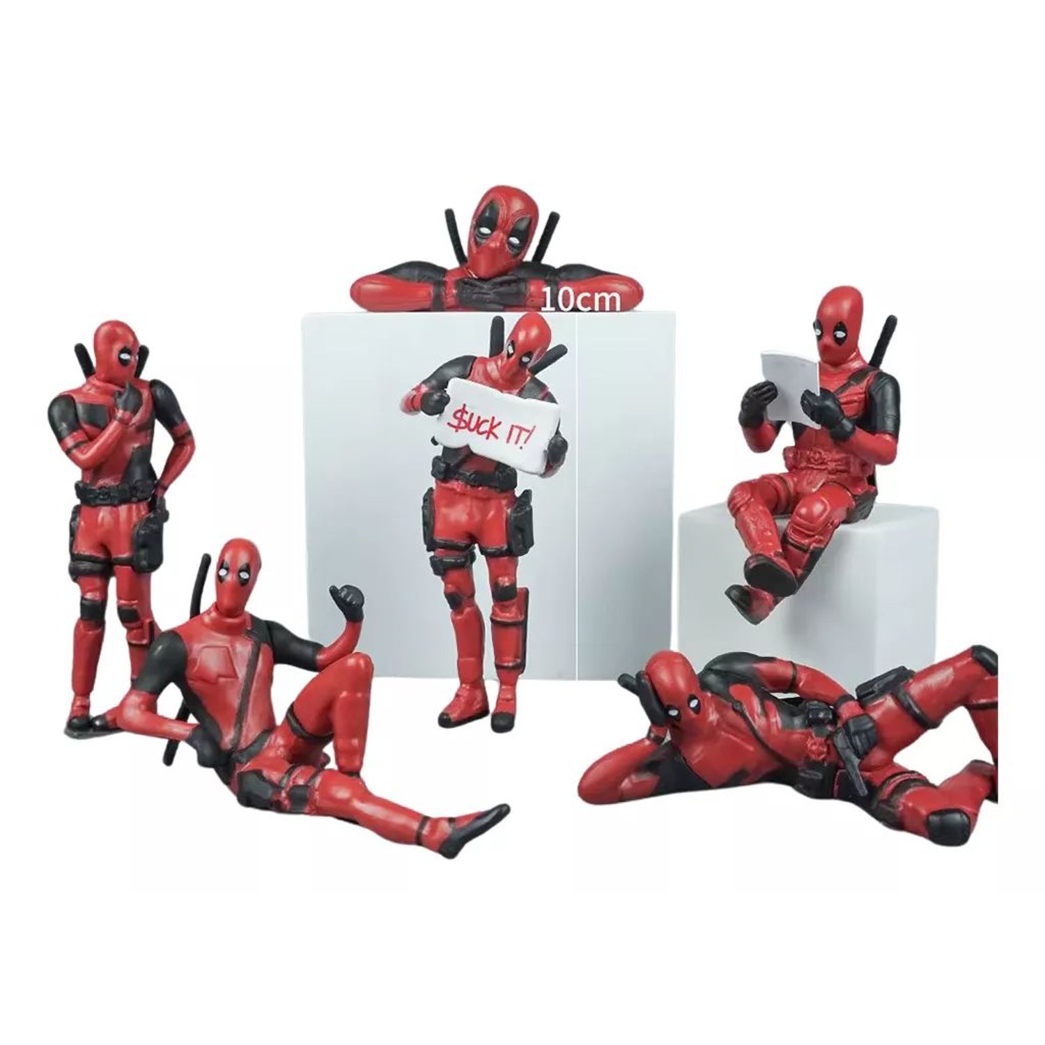 Figuras Deadpool Coleccion Set X 6 Munecos GENERICO falabella