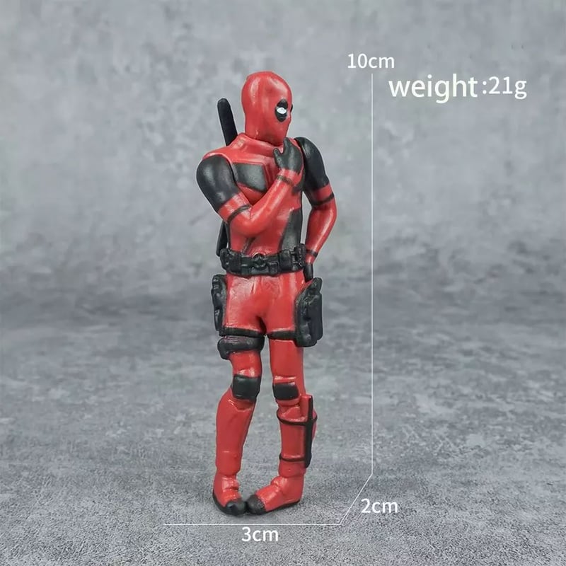 Figuras Deadpool Coleccion Set X 6 Munecos GENERICO falabella