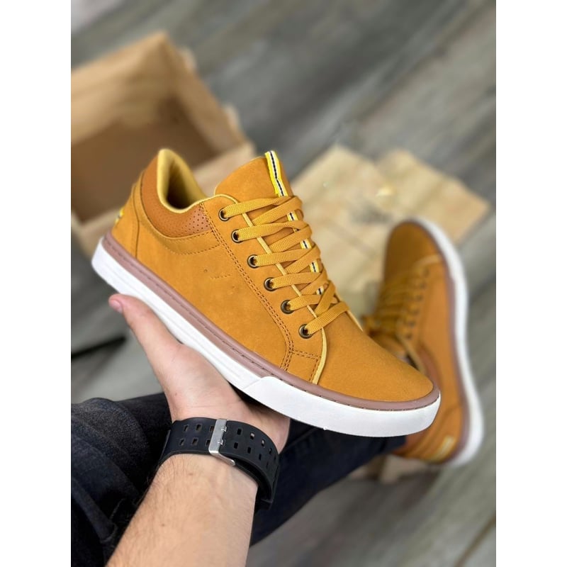 Zapatillas color mostaza hotsell