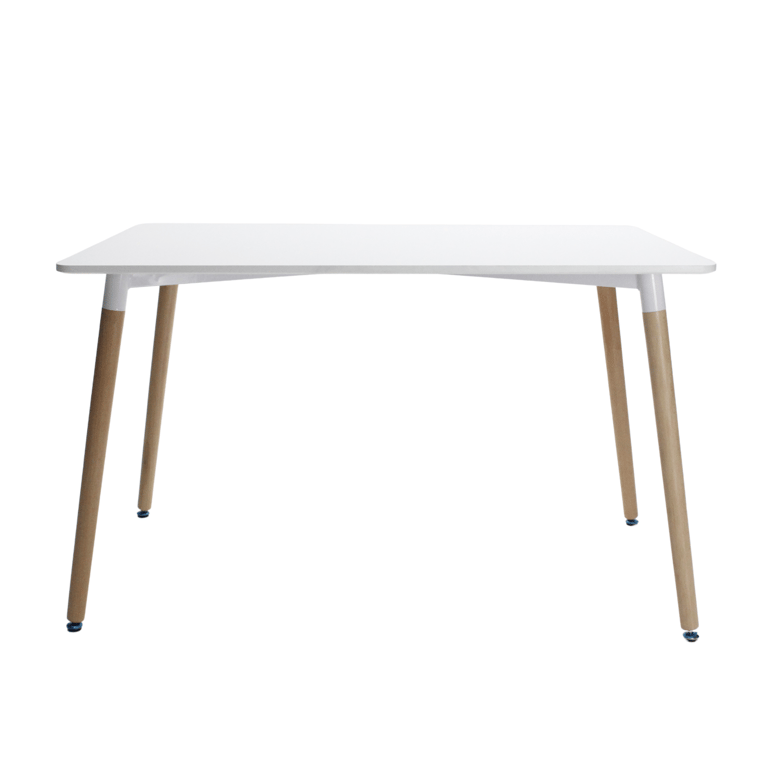 Mesa De Comedor Eames Rectangular Color Blanco Akivoy Falabella Com