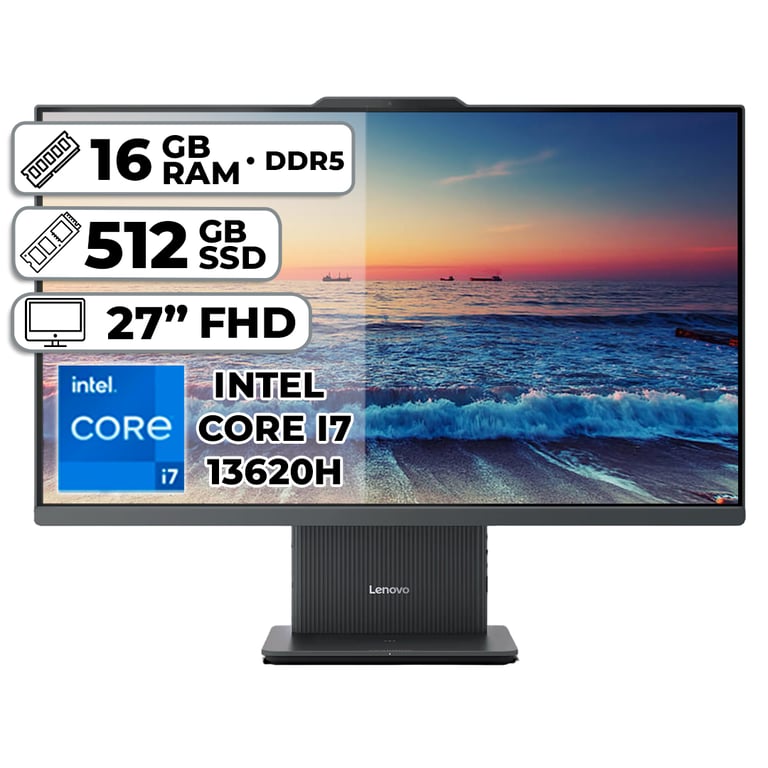LENOVO TODO EN UNO AIO 27IRH9 INTEL CORE I7-13620H 16GB RAM 512GB SSD 27 FHD