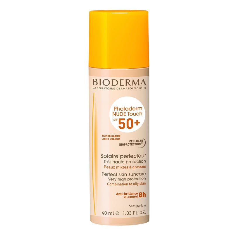 BIODERMA - Bioderma Photoderm Nude Touch Claro SPF 50+ protector solar para piel mixta a grasa 40mL