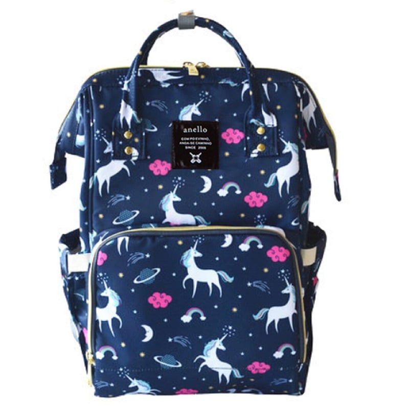 Mundo Bebé - Pañalera Unicornio Azul Morral Mochila