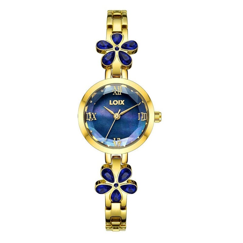 Loix - Reloj Dama Loix Dorado/Azul Ref. L1192-2