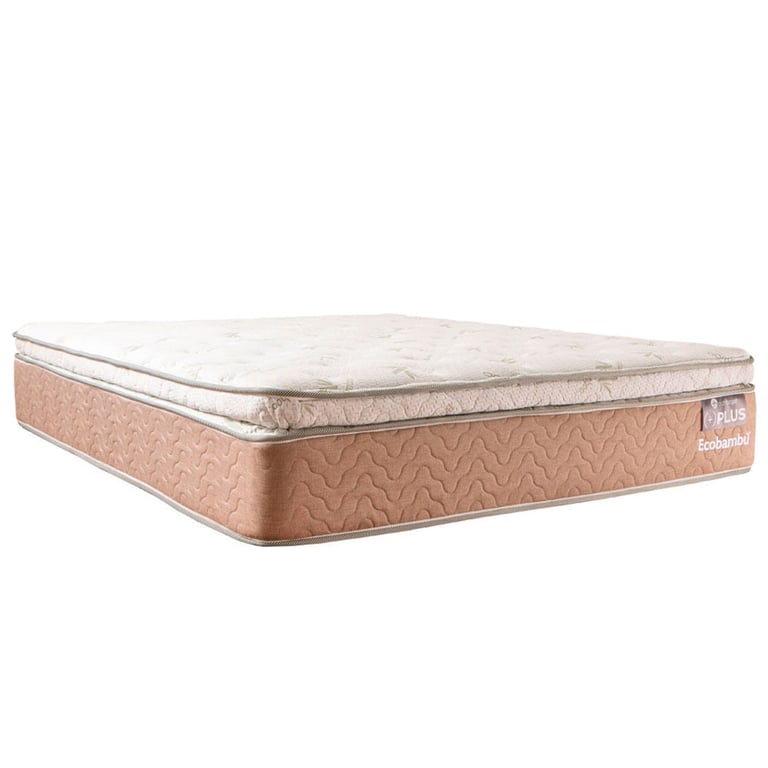 Colchón King Resortes Pocket Bambú 200 x 200 cm Distrihogar