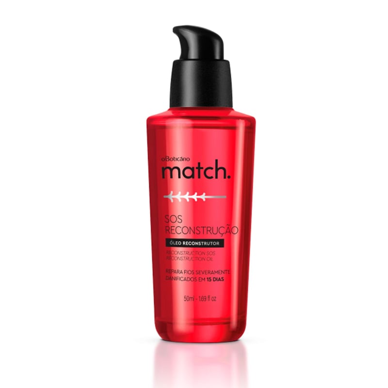 MATCH - Aceite capilar Match Oleo Capilar SOS Reconstrucción Reparación 50 ml