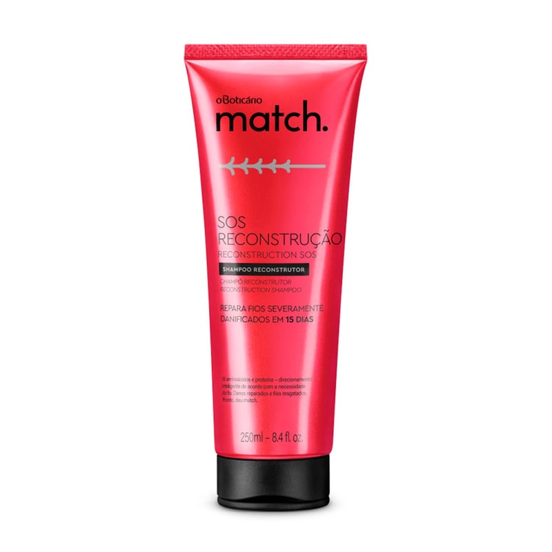 MATCH - Shampoo Match SOS Reconstrucción Reparación 250 ml