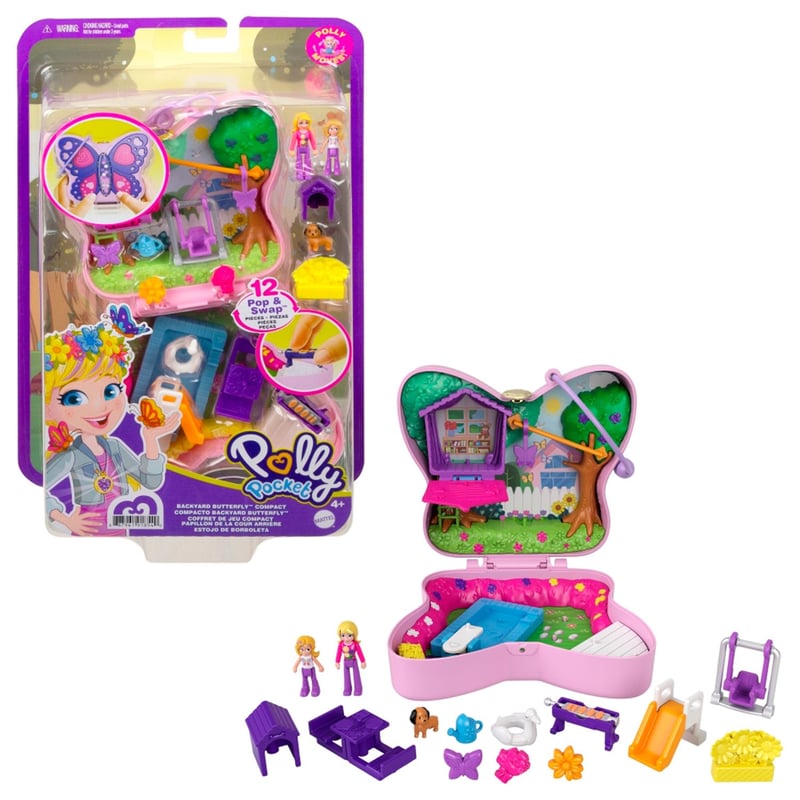 POLLY POCKET - Muñeca Polly Pocket Estuche De Aventura De Mariposa