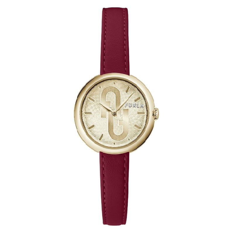 FURLA - Reloj Furla para Mujer Bubble. Reloj análogo Rojo Cuero