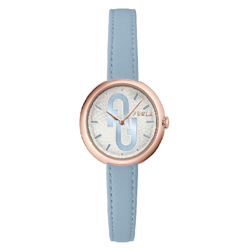FURLA - Reloj Furla para Mujer Bubble. Reloj análogo Azul Cuero