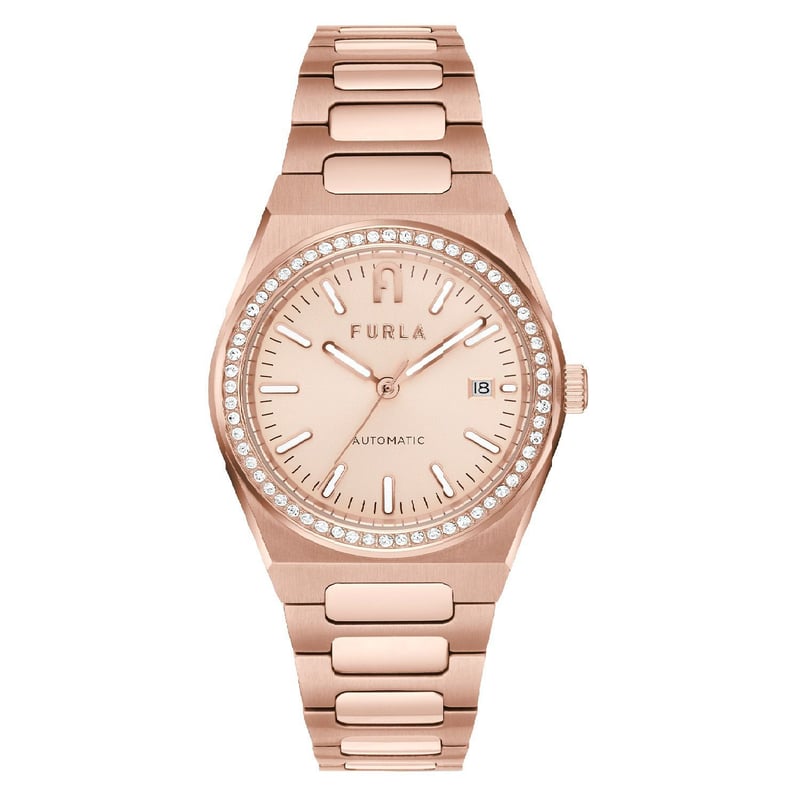 FURLA - Reloj Furla para Mujer Tempo. Reloj análogo Oro Rosa Acero Inoxidable