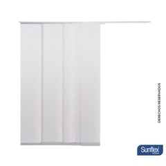 SUNFLEX - Cortina Panel Japonés Blackout Blanco 180 cm de ancho x 220 cm de alto