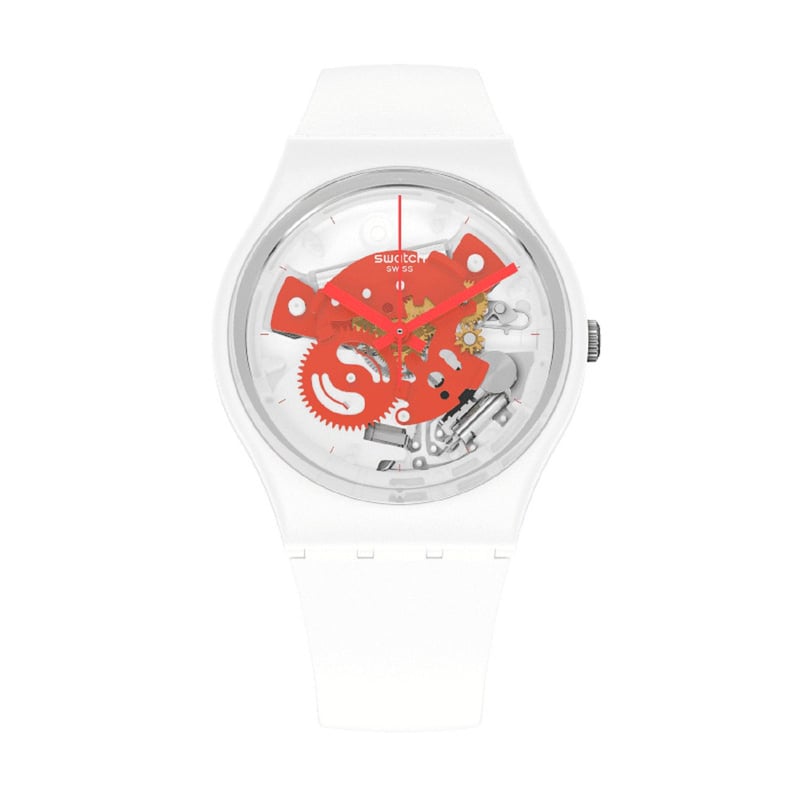 SWATCH - Reloj Mujer Swatch Time To Red Small