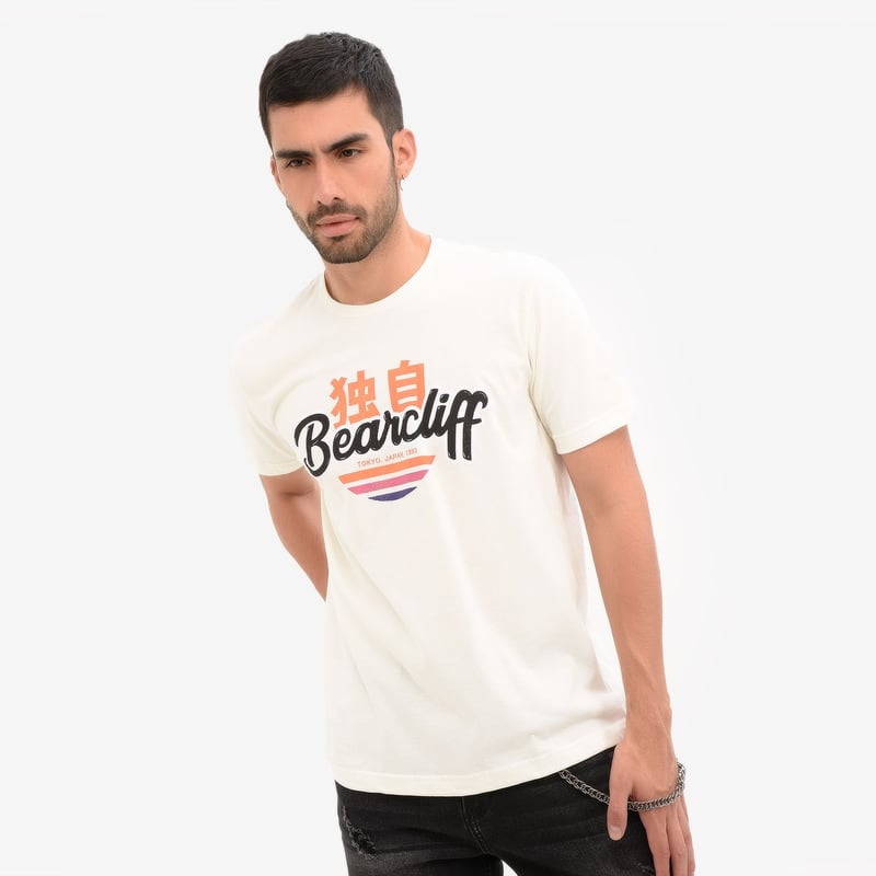 BEARCLIFF - Camiseta Hombre Manga Corta Bearcliff