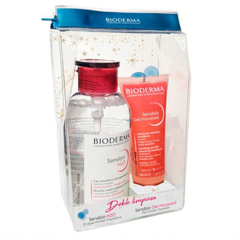 BIODERMA - Set Jabón Facial Sensibio H2O Bioderma Incluye : 2 Productos