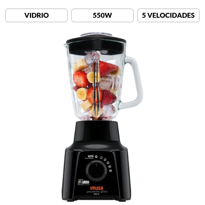 Licuadora Imusa PowerMix Plus 5 Velocidades 550 W IMUSA falabella