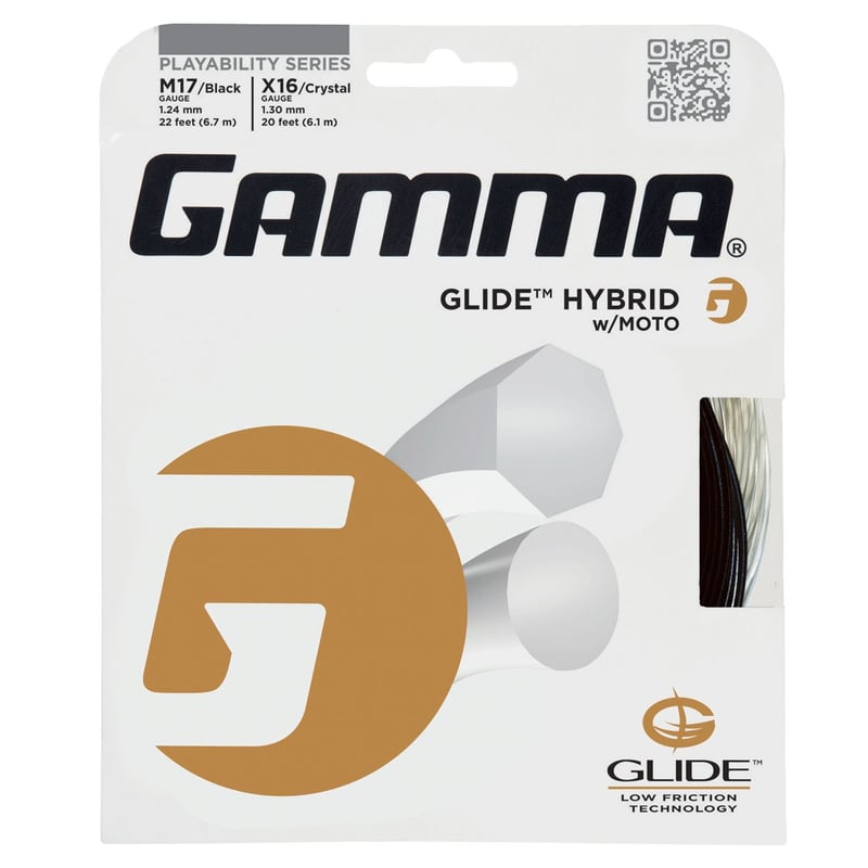Gamma - Set de cuerda GlideHybrid w/Moto