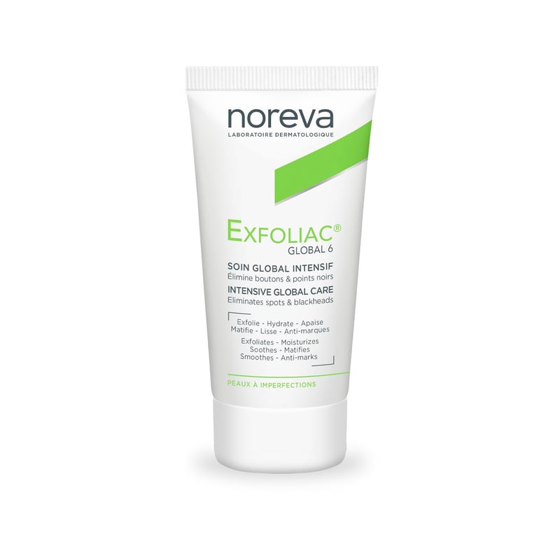 NOREVA - Tratamiento de acné Exfoliac Global 6 Noreva para Piel Mixta 30 ml