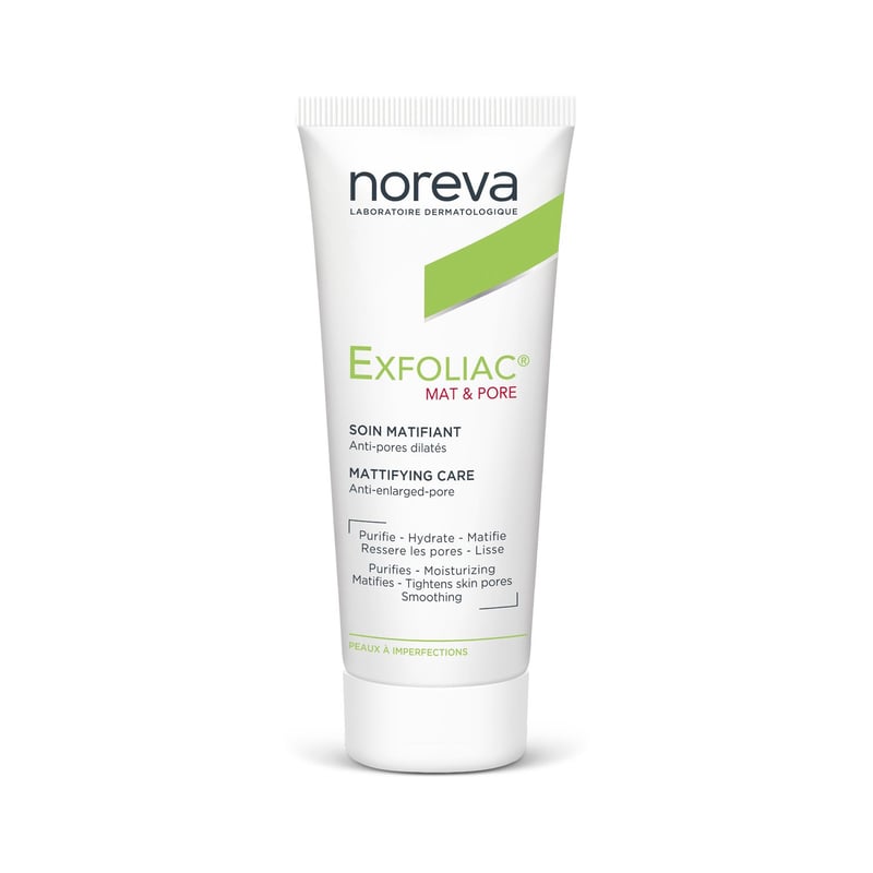 NOREVA - Tratamiento de acné Exfoliac Mat & Pore Noreva para Piel Mixta 40 ml