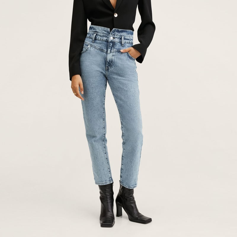 MNG - Jean Mujer Mom Fit Alto MNG