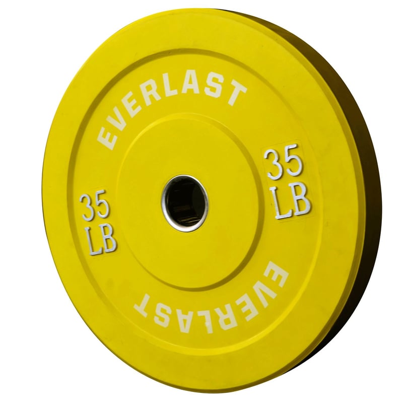 Everlast - Plato para pesas 35 lb verde