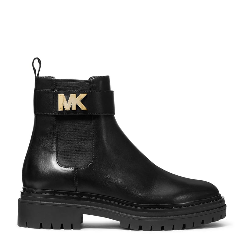 Botines Michael Kors Kinlee Cuero Mujer Negras Chile De Botines