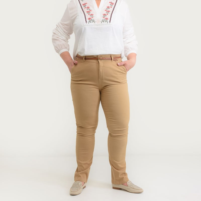 NEWBOAT - Pantalón Skinny para Mujer Tiro medio Newboat