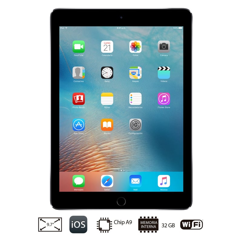 Apple - iPad Pro 9,7" 32GB Wi-Fi Gris Espacial 