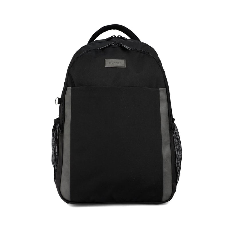 MACOLY - Morral Grande Macoly 285 Lona Negro X Gris