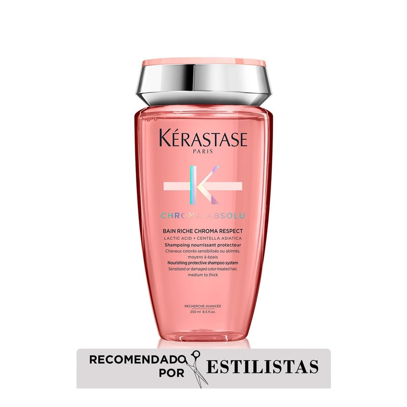 KERASTASE - Shampoo Kérastase Riche Chroma Absolu respect nutrición cabello con color 250ml