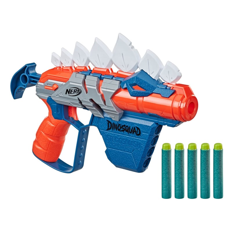 Lanzador Nerf Dinosquad Stego Smash