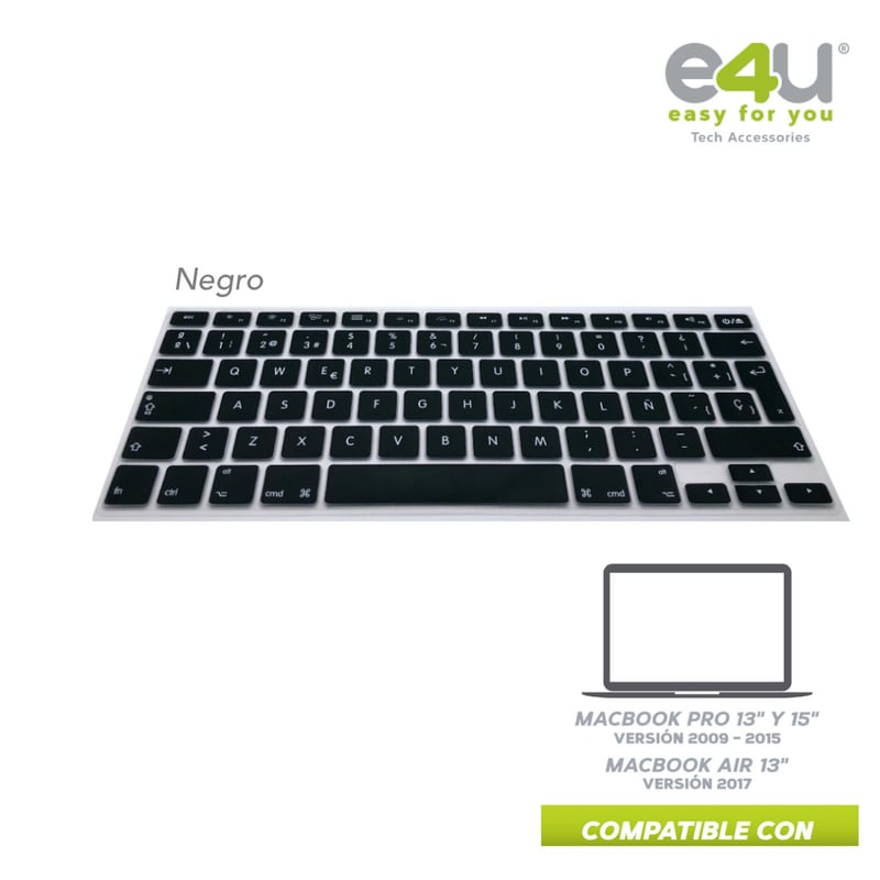 E4U - Protector de Teclado Macbook Pro 13 y 15 Pulgadas