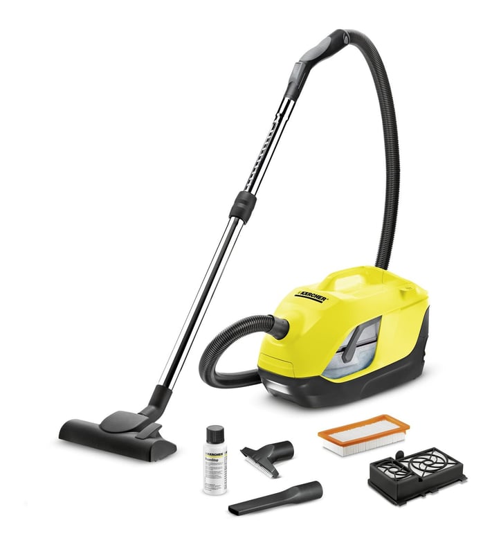 KARCHER - Aspiradora de arrastre Karcher DS5800 con Filtro de Agua 900W, aspiradora con filtro de agua para mejores resultados, ideal para personas con alergia. Aspiradora apta para colchones y muebles