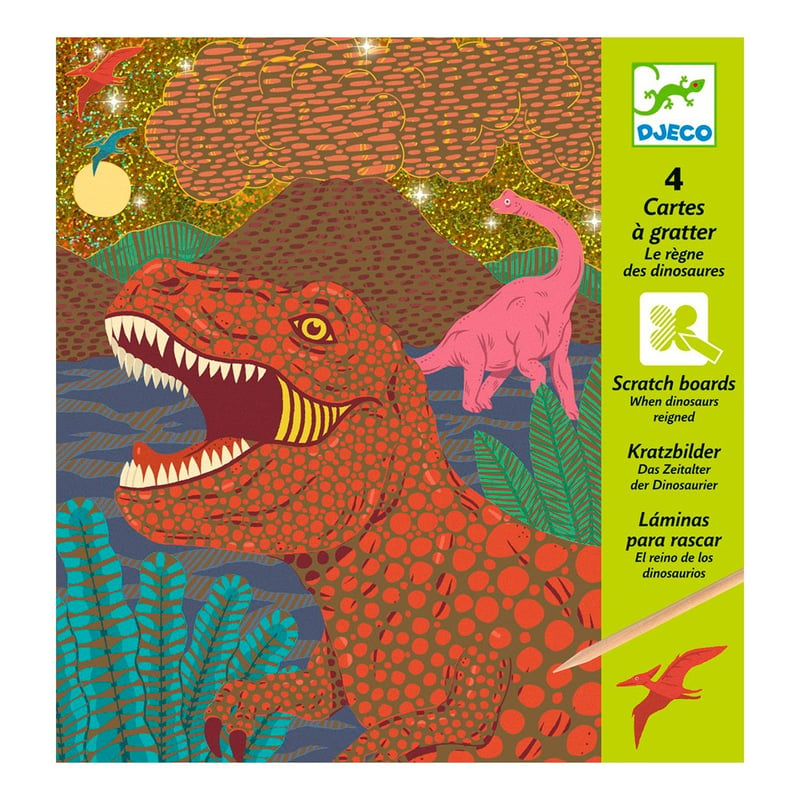 Djeco - Láminas el Reino de los Dinosaurios