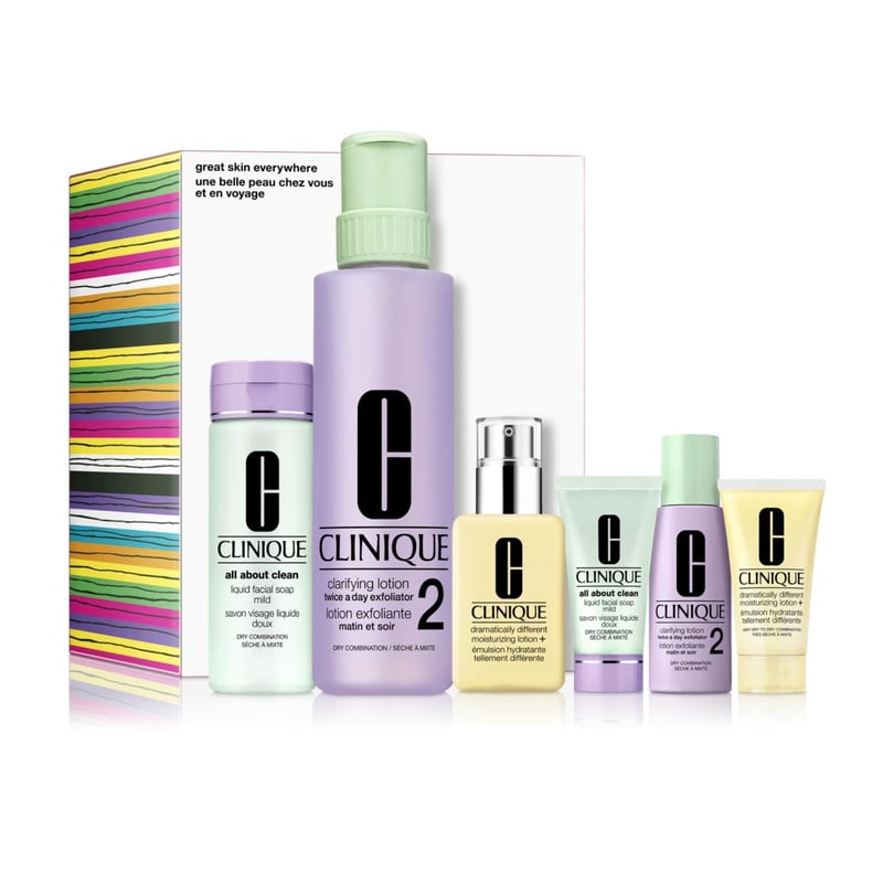 CLINIQUE - Set Cuidado Facial Great Skin Everywhere Clinique incluye : 6 Productos