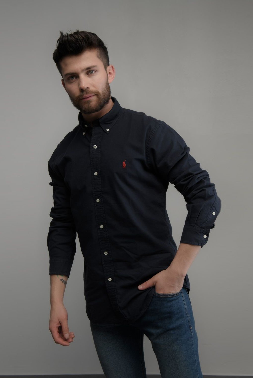 Camisa Hombre Manga larga Slim Polo Ralph Lauren RALPH LAUREN falabella