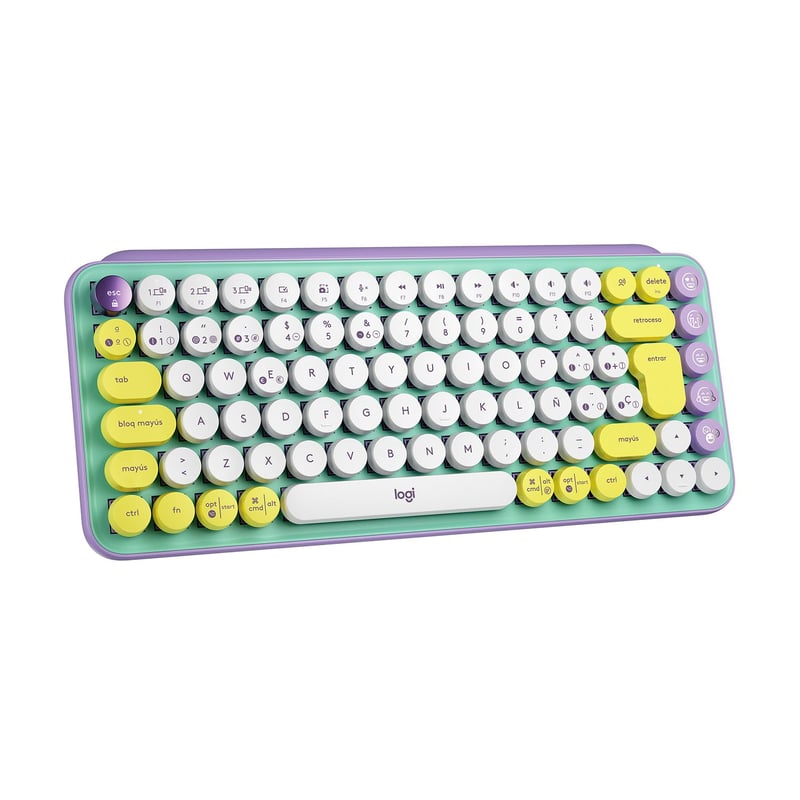 Teclado Logitech POP Inalambrico bluetooth con receptor USB para computador LOGITECH falabella