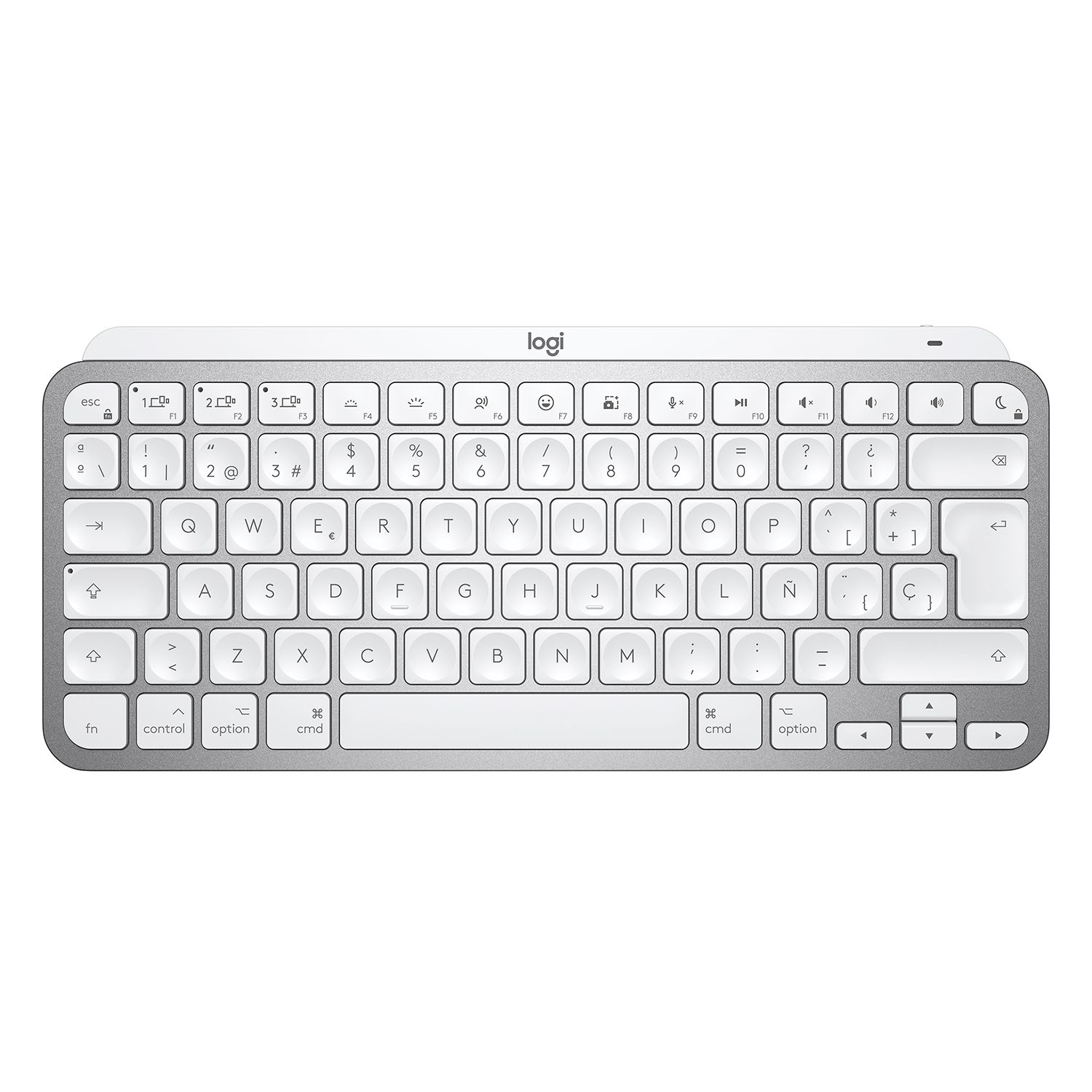 Teclado Logitech MX Keys Mini Bluetooth teclado inalambrico. Conexion hasta 3 dispositivos para computador telefonos o tablets LOGITECH falabella