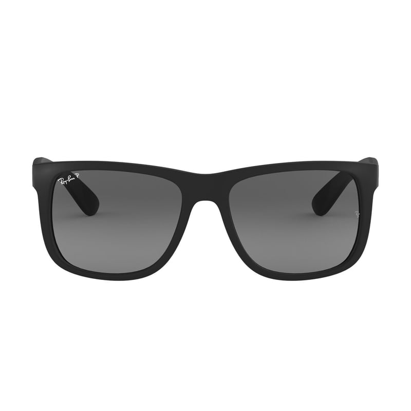 RAY BAN - Gafas de sol Ray Ban RB4165 para Hombre Marco Rubber Black Lente Light Grey Gradient Grey