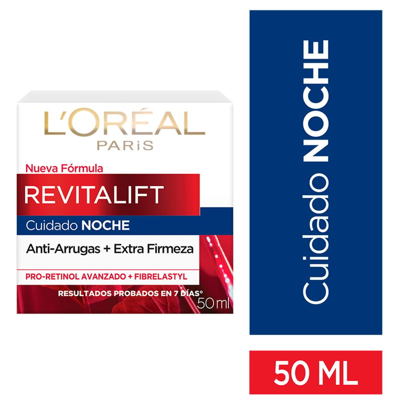 LOREAL PARIS - Tratamiento Antiedad  Rostro Crema Noche Revitalift Loreal Paris 50 ml