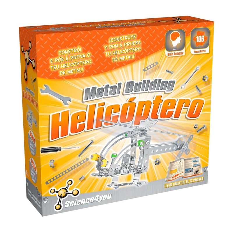 Science4you - Metal Building Helicóptero