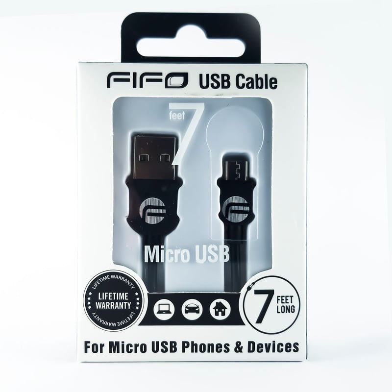 Fifo - Cable Micro USB 2.10mt negro