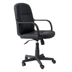 RTA MUEBLES - Silla de Escritorio para Casa u Oficina Ergonómica Negro RTA Muebles