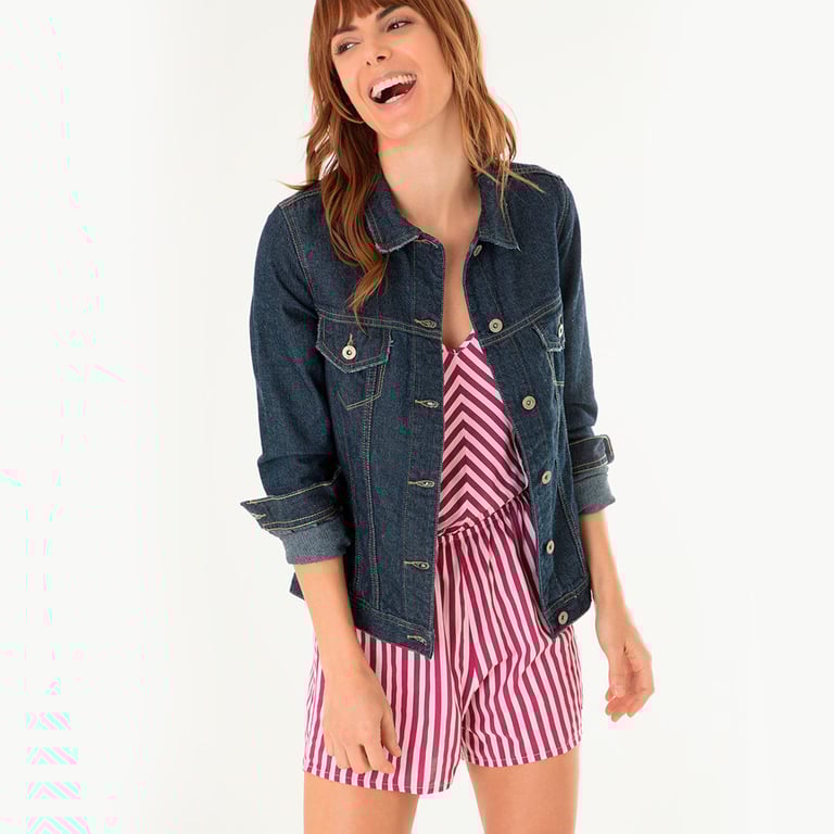 Chaqueta de jean Mujer Gef